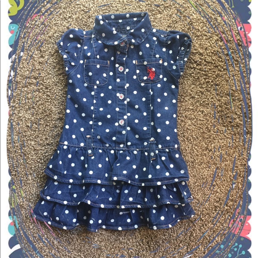 ⭐️HP ⭐️US POLO ASSN Adorable Baby Dress
